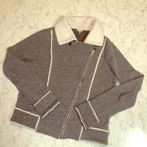 Splendid parka lined warm sweater size medium